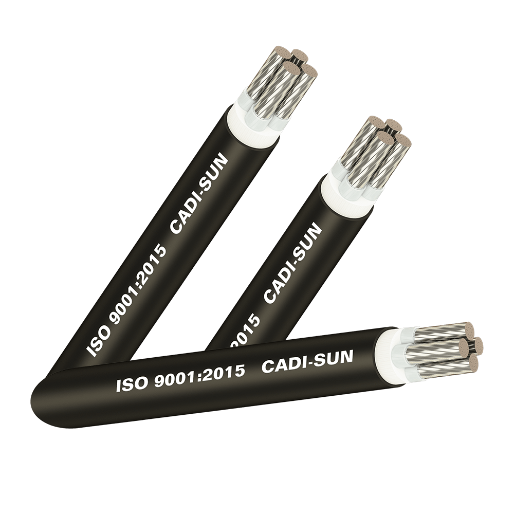 Cáp nhôm 4 ruột, cách điện XLPE, vỏ bọc PVC - AXV 4x