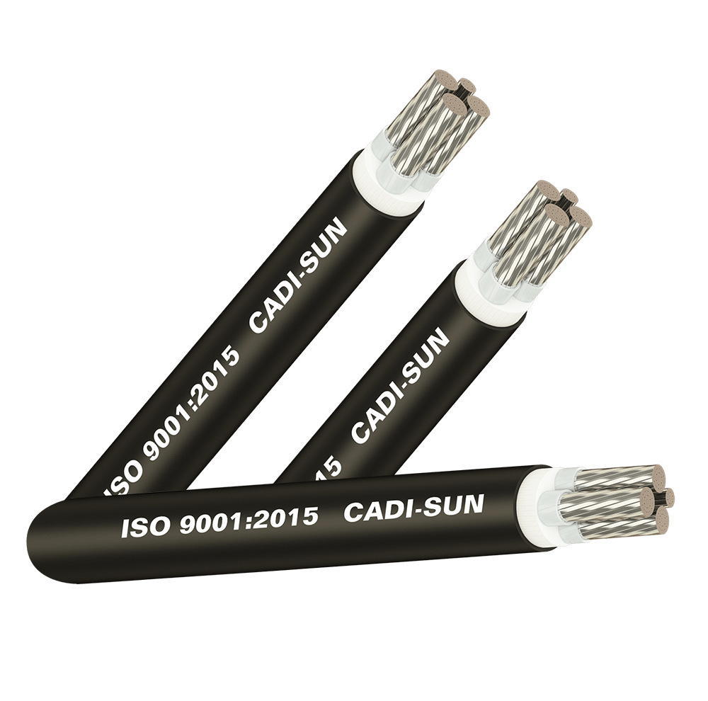 Cáp nhôm 4 ruột, cách điện XLPE, vỏ bọc PVC - AXV 3x+1x