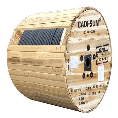 Cáp đồng 4 ruột, bọc cách điện PVC, vỏ bọc PVC - CVV 4x