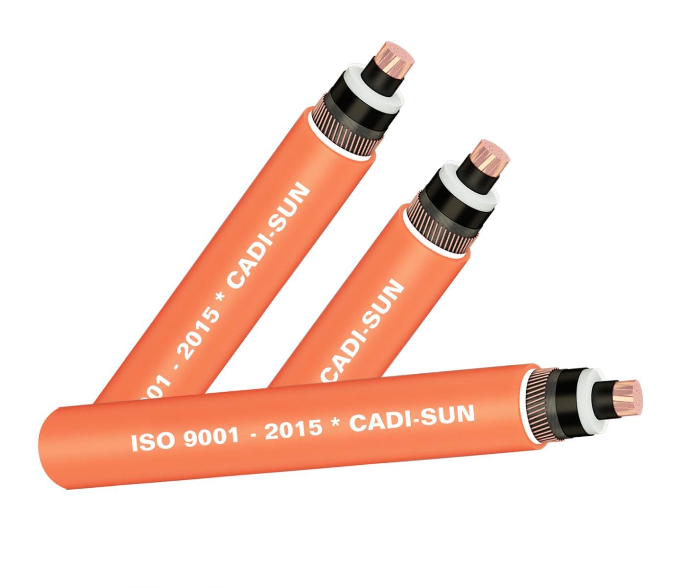 Cáp 1 lõi, màn chắn sợi đồng, không giáp 6/10(12)kV