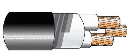 Cáp chống bén cháy theo IEC 60332-1, 0.6/1(1.2)kV, ruột đồng, 3 lõi, cách điện XLPE, không giáp